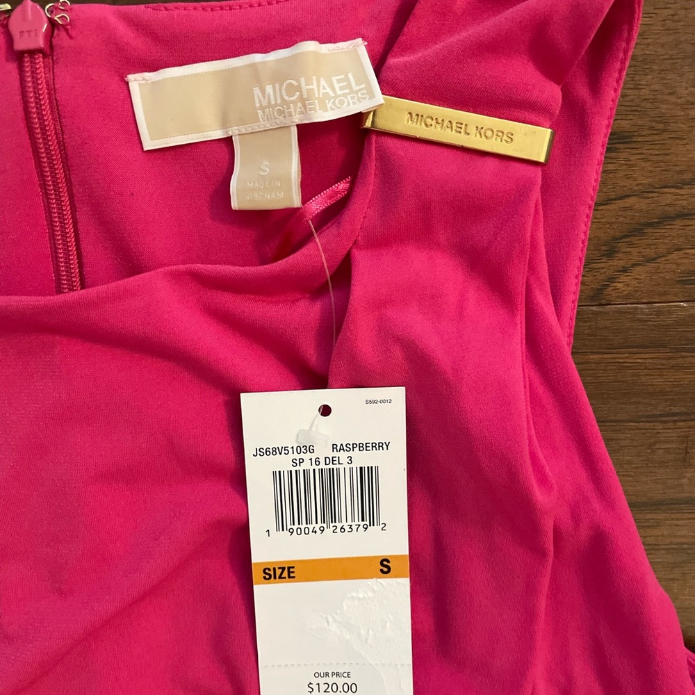Michael Kors NWT Raspberry Sleeveless Dress